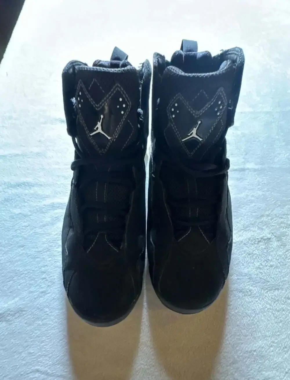 Jordan True Flight Black Men's High-Top Basketball Shoes 10.5